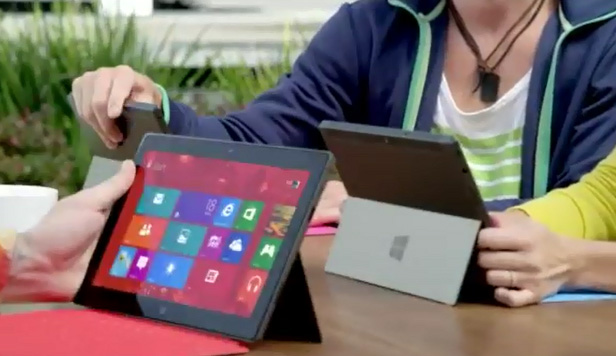 Microsoft Surface Tabletin ilk reklam filmi