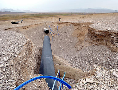 Ağrıda doğalgaz boru hattında patlama