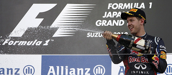 Japonyanın galibi Vettel