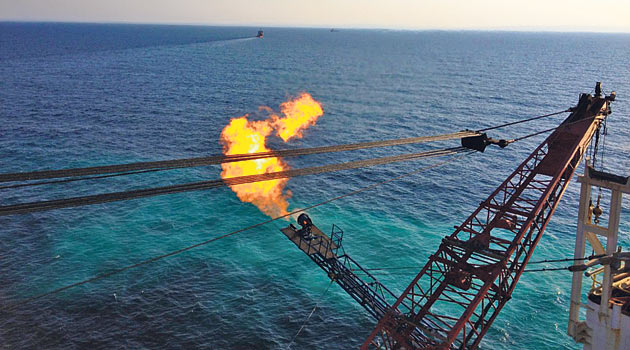 Karadenizde doğalgaz alevi erken söndü