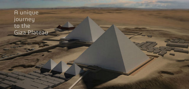Keops piramidine 3D yolculuk