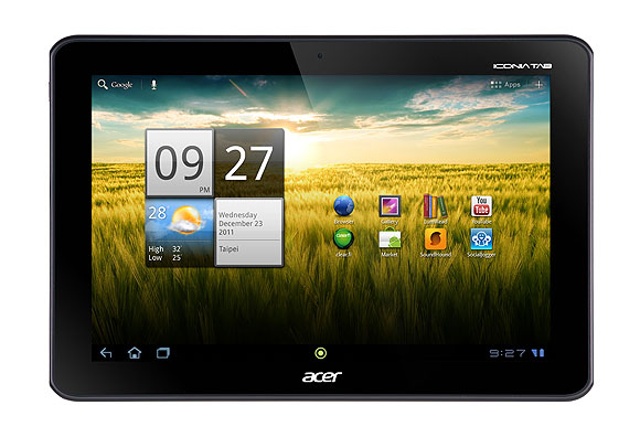 Acerın Android 4.0lı tableti Türkiyede