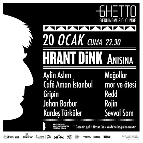 Hrant Dinkin dostları barış için birarada