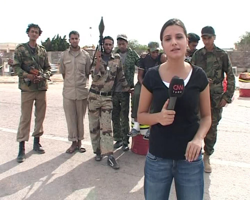 CNN TÜRK ekibi Sirteyi görüntüledi