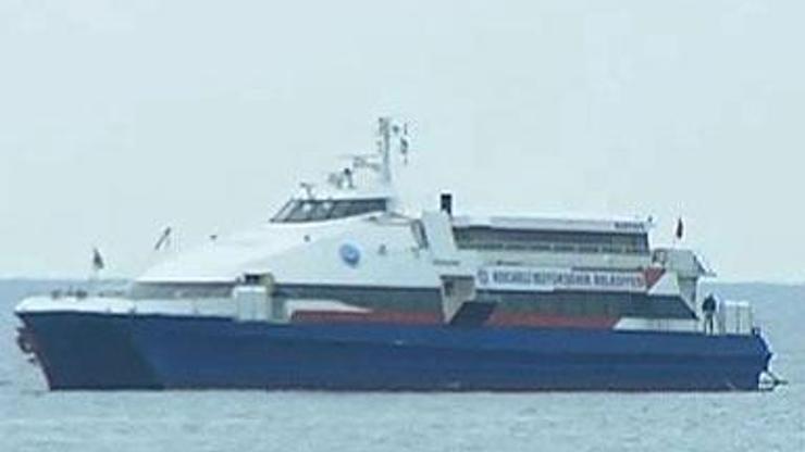 Deniz otobüsü kaçırıldı