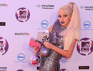 MTV gecesine Lady Gaga damgası