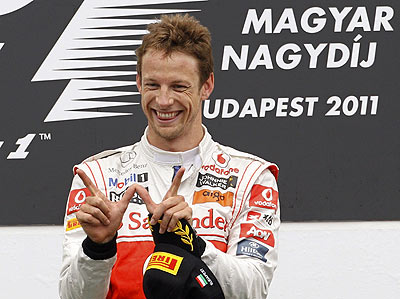 F1 Macaristan GPde zafer Buttonın