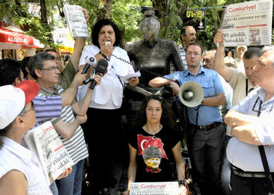 Ankara'da Balbay için eylem Ankara'da Balbay için eylem