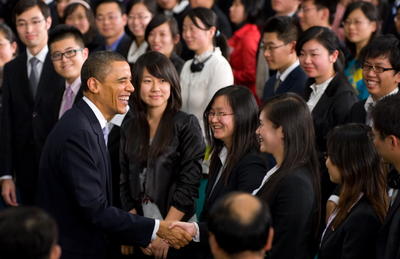 Obama Şanghayda Çinli öğrencilere seslendi