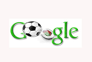 Googledan Şampiyonlar Ligine özel logo