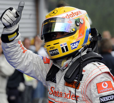 Belçika GP: Hamilton pole positionda