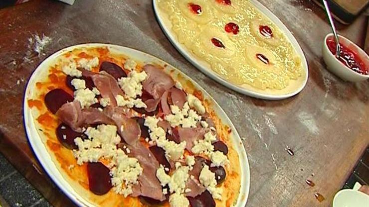 Dilli keçi peynirli pizza ve ananaslı tatlı pizza nasıl yapılır