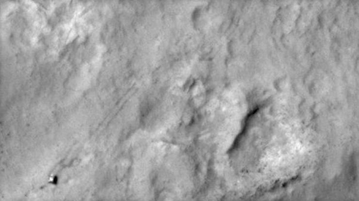 Curiosity Marsta tesadüfen fotoğraflandı