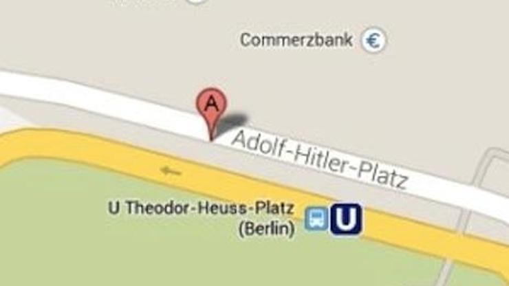 Google Mapte Adolf Hitler krizi