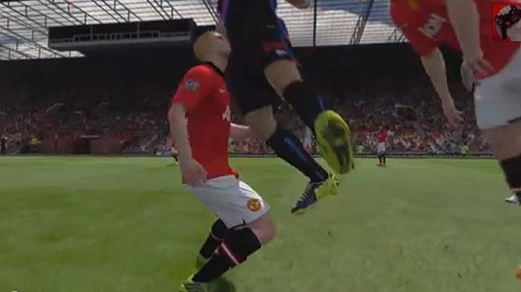FIFA 14teki en gerçekçi sakatlanma görüntüsü
