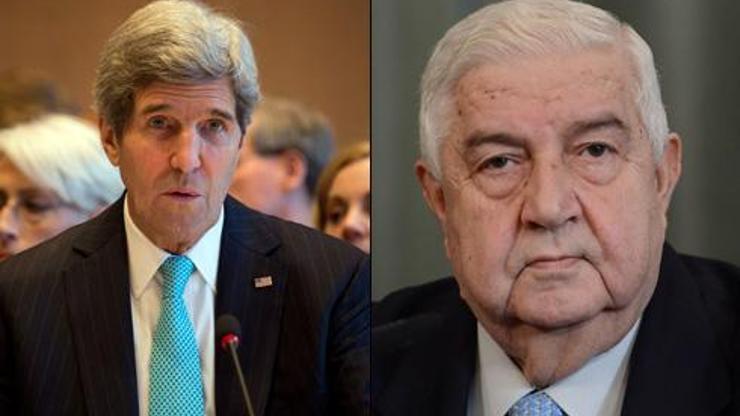 Kerry ile Muallim arasında Esad retleşmesi