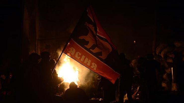 Ukraynada göstericilere genel af