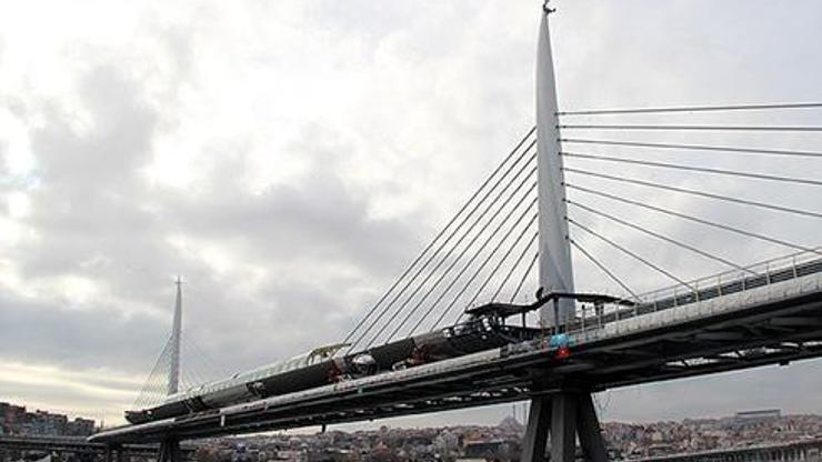 Haliç Metro Geçiş Köprüsü, 15 Şubatta açılacak