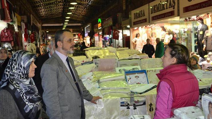 SPnin Osmangazi adayı Gökhan Gerçek seçim çalışmalarında