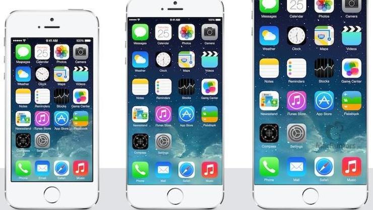 iPhoneun yeni phabletine dev ekran