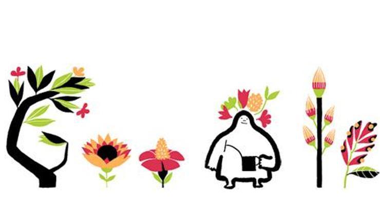 Google İlkbahar Ekinoksu Doodleı