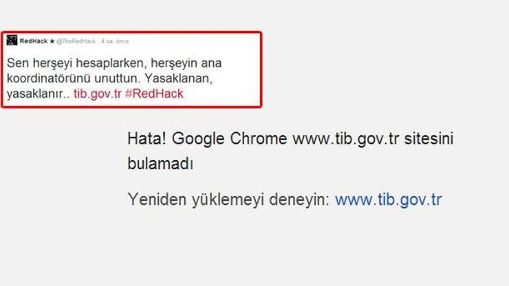 Redhack TİBi hackledi.