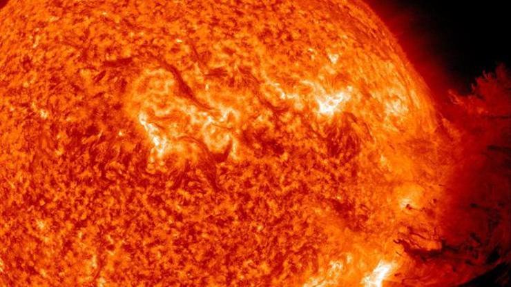 Güneş’teki sansasyonel patlama böyle görüntülendi