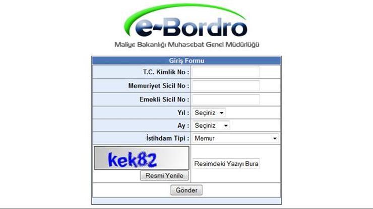 E Bordro ile maaş öğrenme (E-Bordro maaş sorgulama)