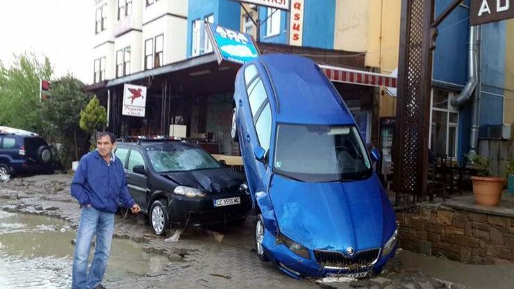 Gökçeada'da sel felaketi Gökçeada'da sel felaketi