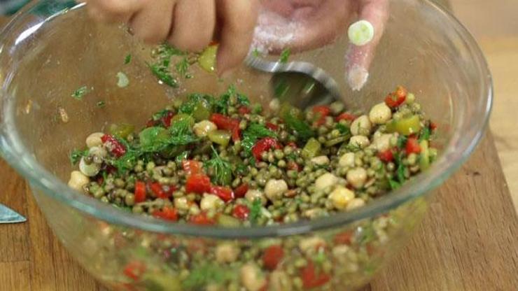 Maş fasülyesi salatası nasıl yapılır