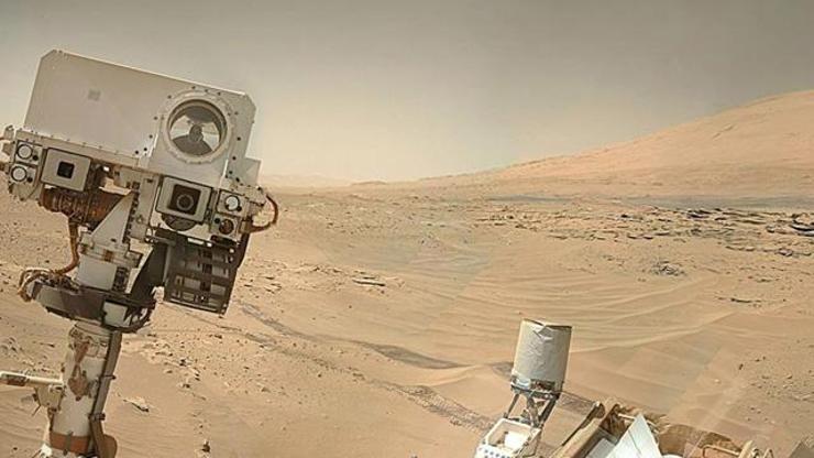 Bu da Marstan gelen selfie