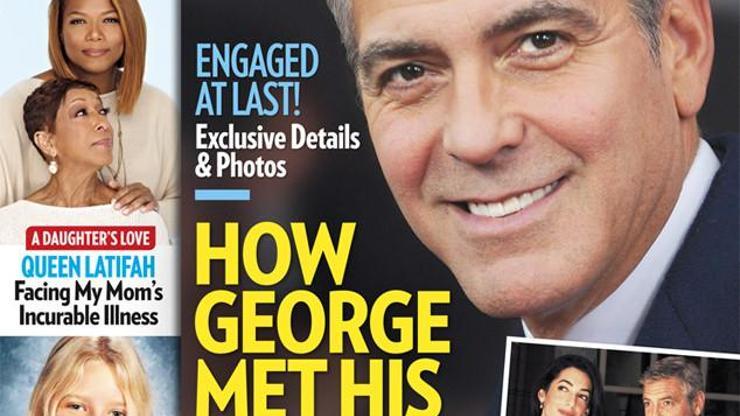 George Clooney 750 bin dolarlık yüzükle evlenme teklif etti