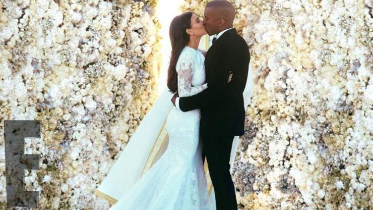 Kim Kardashianın düğününden ilk kareler