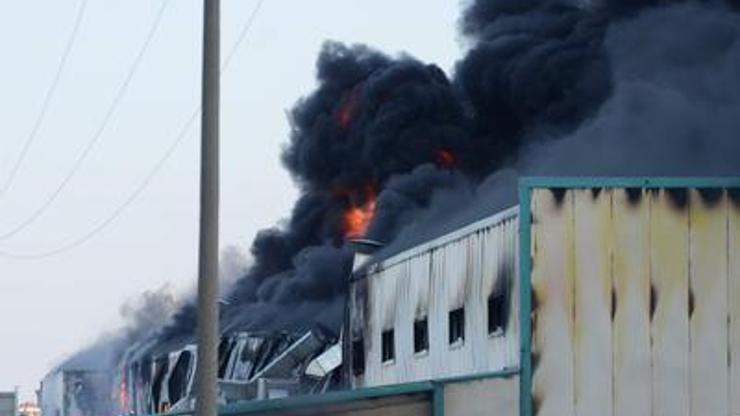 Silivride fabrika yangını