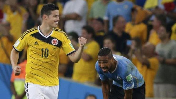 Dünya Kupası 2. Tur: Kolombiya - Uruguay: 2-0