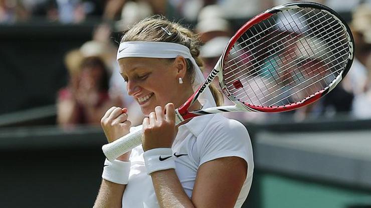 Wimbledonda ilk finalist Petra Kvitova