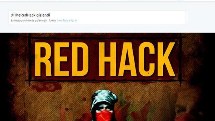 Redhackin twitter hesabı Türkiyede yasaklandı