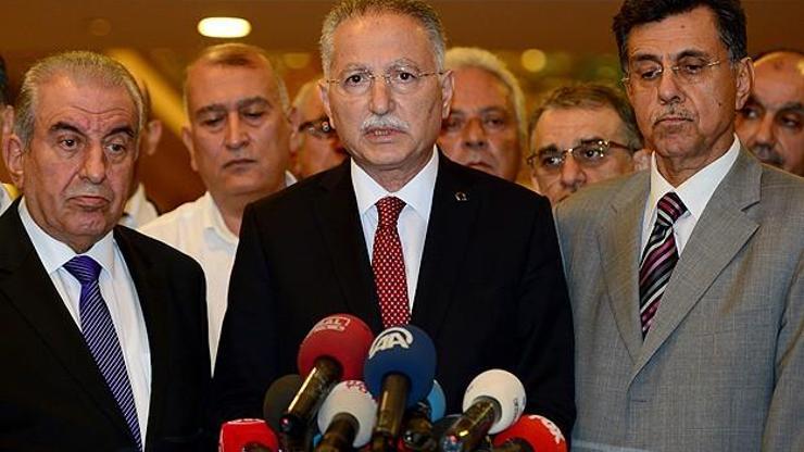 İhsanoğlu Iraklı Türkmenlerin temsilcileriyle görüştü