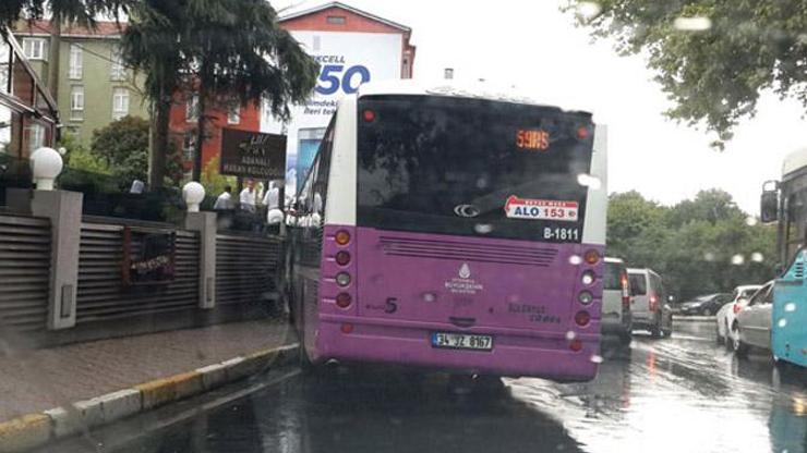 İstanbulda bir belediye otobüsü kazası daha