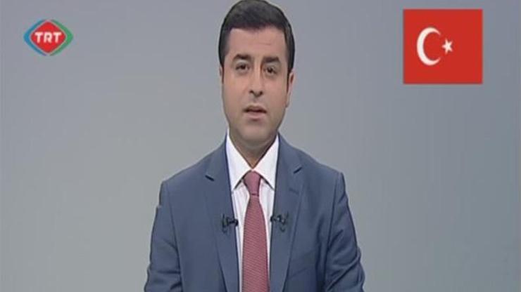 TRT ekranlarında TRTye imalı mesaj