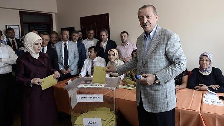 Recep Tayyip Erdoğan oy kullandı