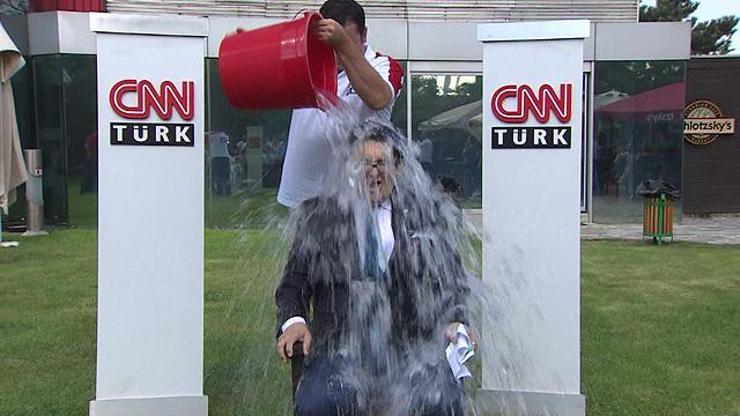 CNN TÜRKten ALS hastaları için bir kova buz kampanyasına destek