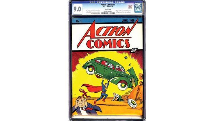 ABDde Süpermen çizgi romanı rekor fiyata satıldı