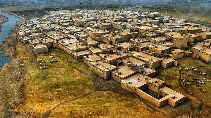 Çatalhöyükte 9 bin yıl önce hem yerleşik hem de hükümetsiz eşit bir yaşam vardı