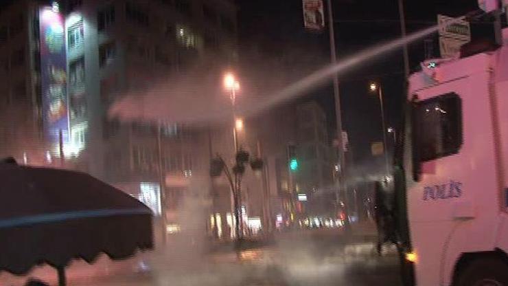 Kadıköydeki IŞİD karşıtı eylemde ortalık karıştı