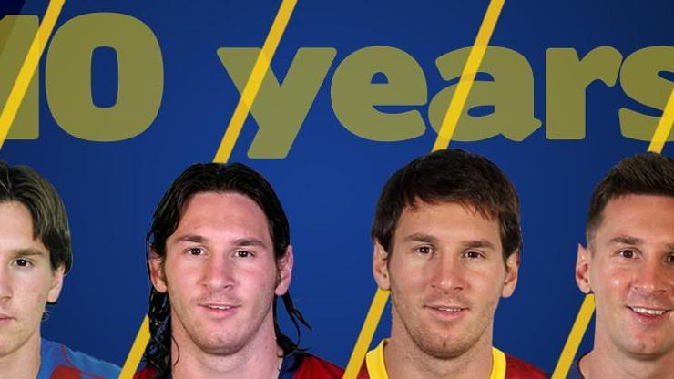 Messinin Barcelonadaki 10 yılı