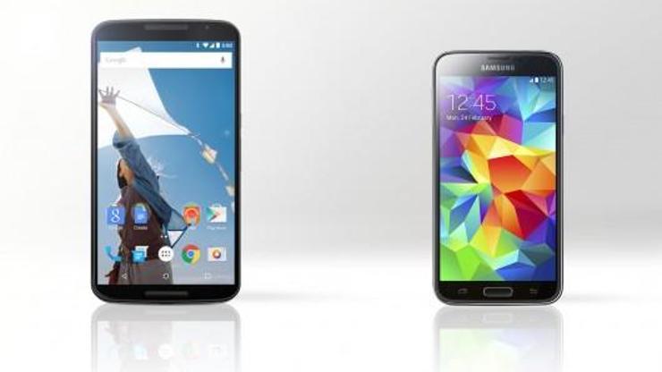 Nexus 6 - Galaxy S5 karşılaştırması
