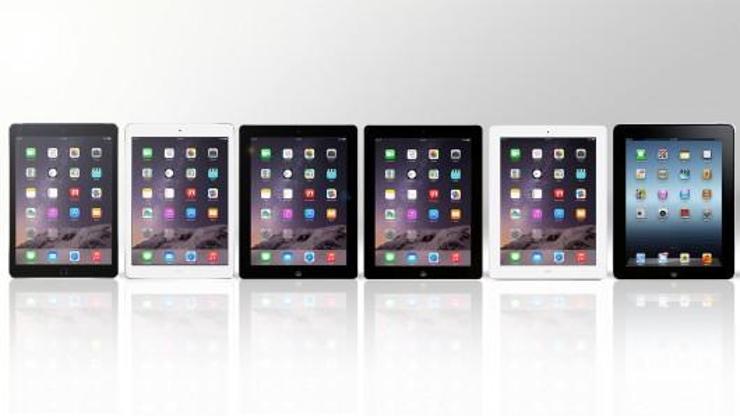 iPad Air 2nin önceki iPadlerle karşılaştırması