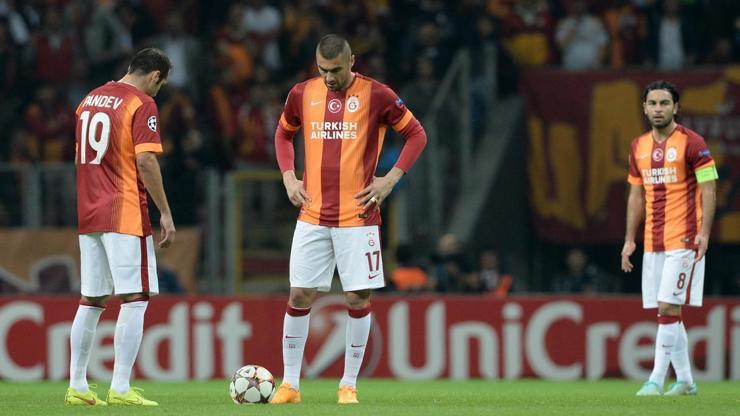 Galatasaray - Borussia Dortmund maçından çarpıcı kareler