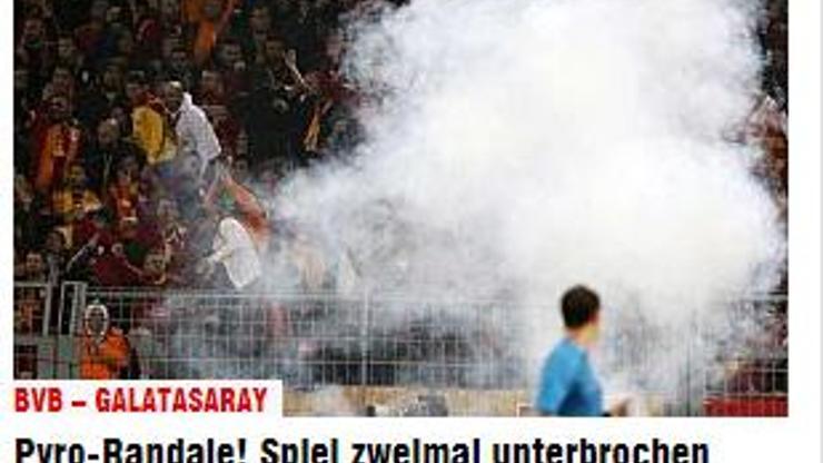 Alman basını: Galatasaray taraftarı kontrolden çıktı